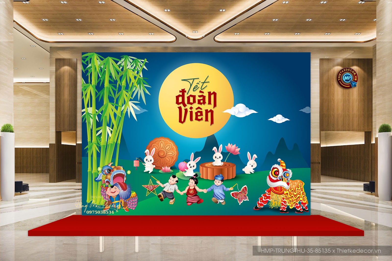 Sân khấu Trung Thu cho trường mầm non và khu dân cư